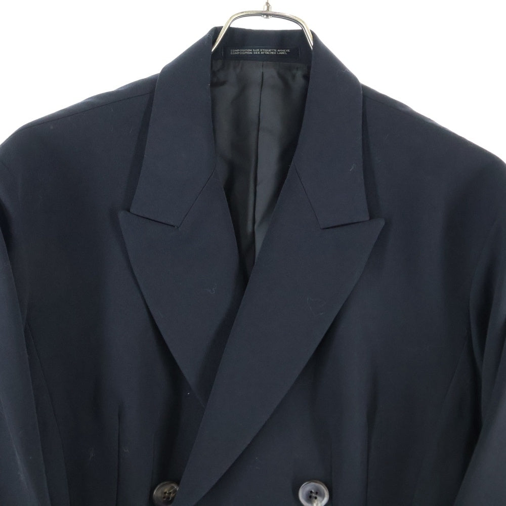 Yohji Yamamoto FEMME(ヨウジヤマモトファム) 92AW ウールギャバジン ダブルブレスレット テーラードジャケット ブラック FS-J38-111