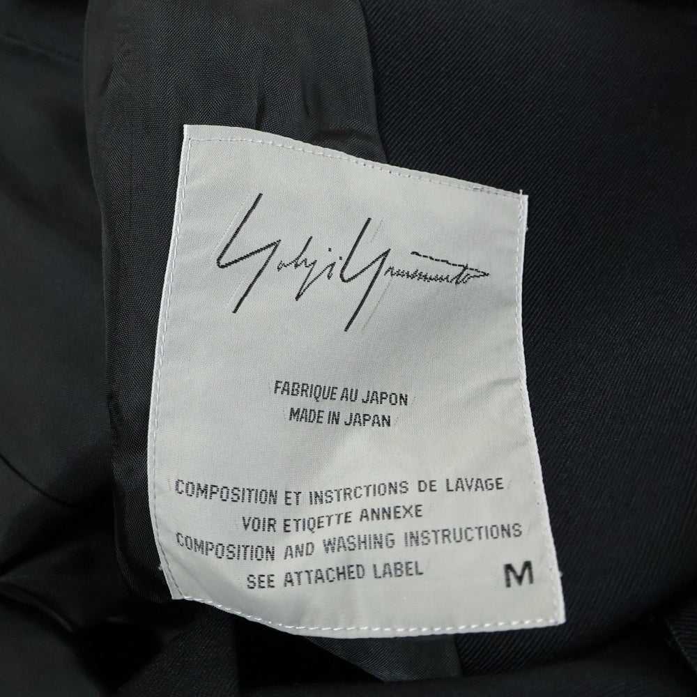 Yohji Yamamoto FEMME(ヨウジヤマモトファム) 92AW ウールギャバジン ダブルブレスレット テーラードジャケット ブラック FS-J38-111