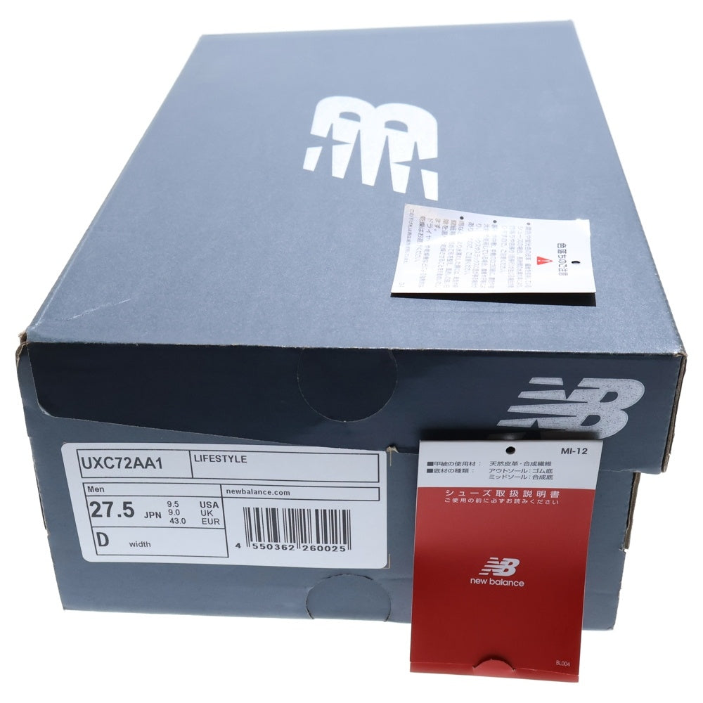 New Balance(ニューバランス) UXC72AA1 スエード ローカットスニーカー グレー US9.5/27.5cm