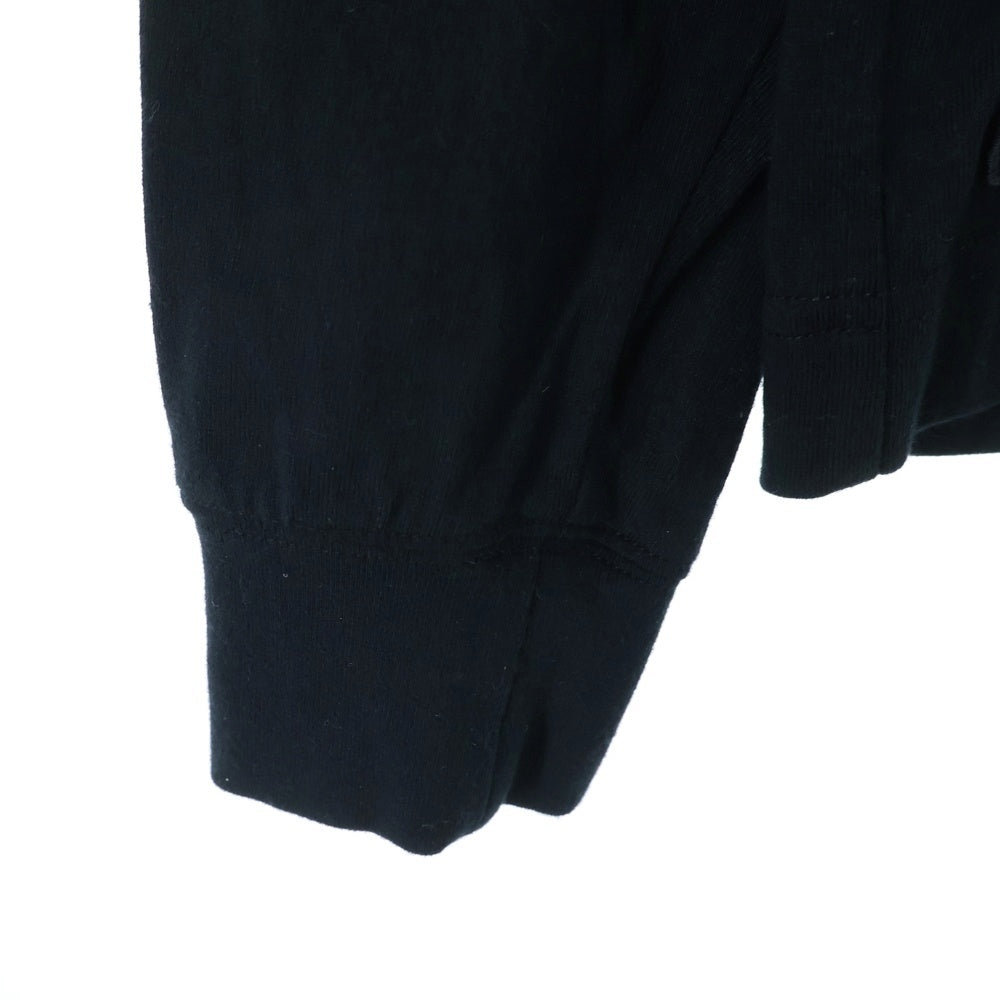 LACOSTE(ラコステ) ロゴプリント クルーネック 長袖 Tシャツカットソー ブラック TH046J