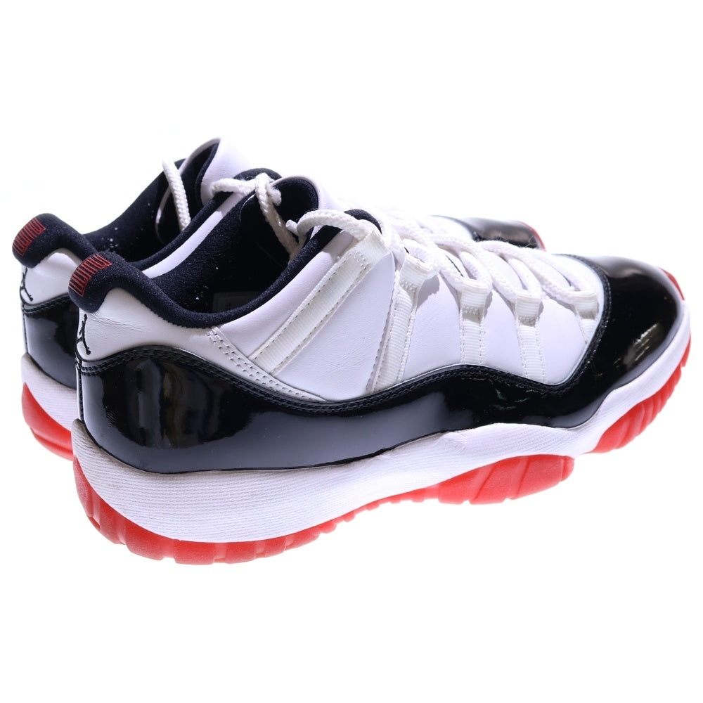 NIKE(ナイキ) AIR JORDAN 11 RETRO LOW CONCORD BRED エアジョーダン11 コンコルドブレッド ローカットスニーカー ホワイト/ブラック/レッド US10/28cm AV2187-160