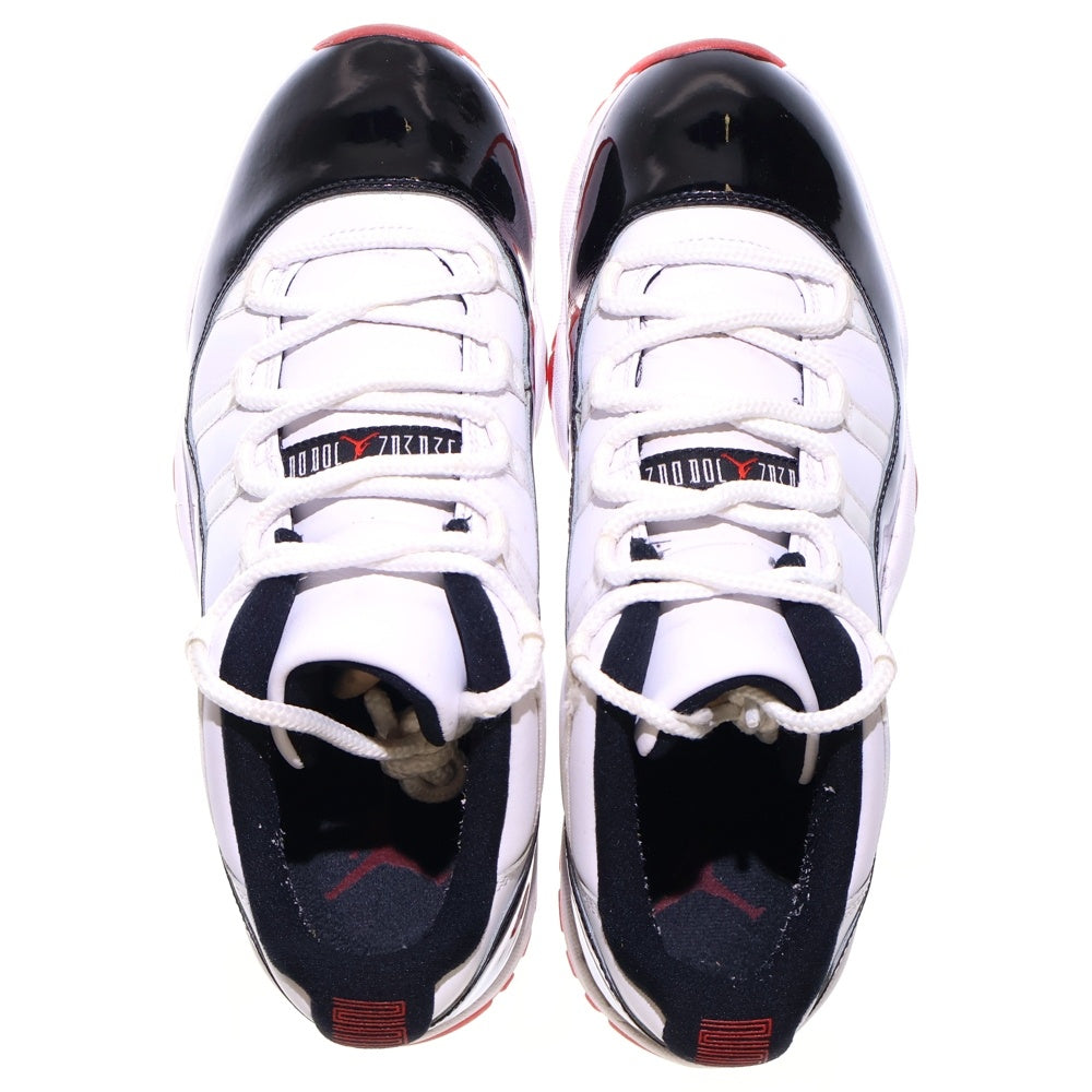 NIKE(ナイキ) AIR JORDAN 11 RETRO LOW CONCORD BRED エアジョーダン11 コンコルドブレッド ローカットスニーカー ホワイト/ブラック/レッド US10/28cm AV2187-160