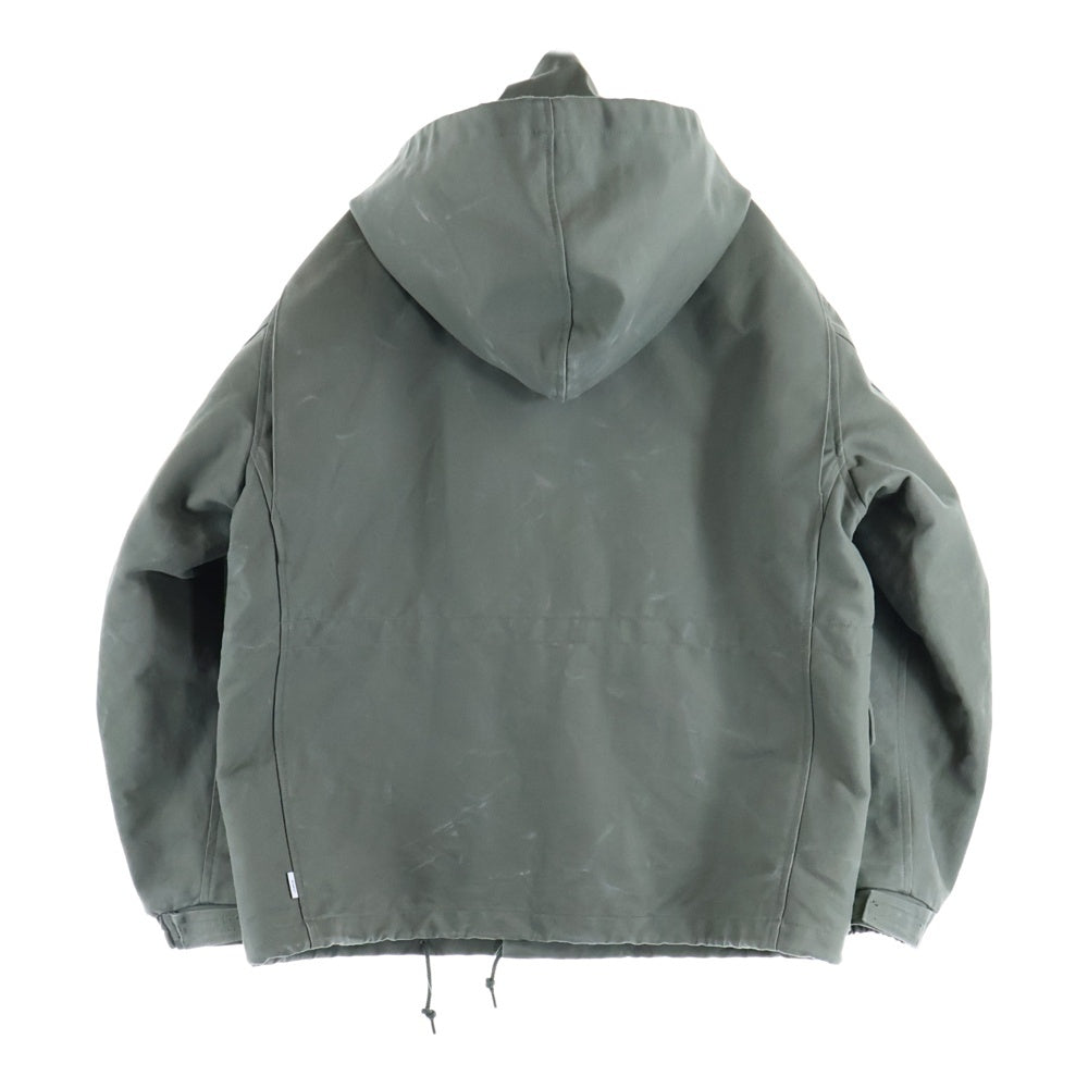 WTAPS(ダブルタップス) 20AW WSFM JACKET 裏地キルティング コットンツイル ミリタリー 中綿ジャケット オリーブ 202WVDT-JKM01