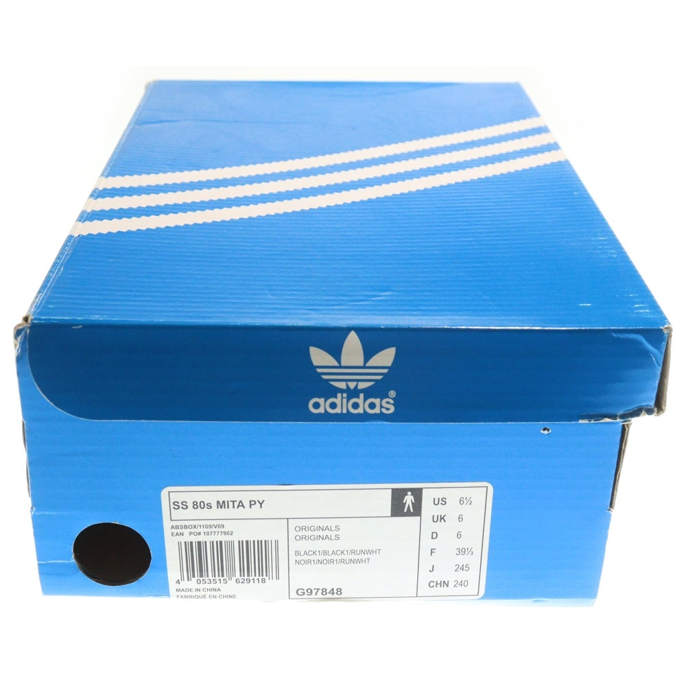 adidas(アディダス) ×MITA SNEAKERS SS 80S MITA PY ミタスニーカーズ ローカットスニーカー ブラック US6.5/24.5cm G97848