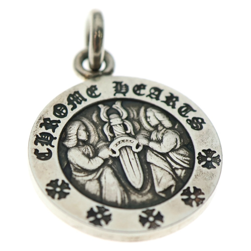 CHROME HEARTS(クロムハーツ) CHRM ANGL MDL V2 エンジェルメダルチャーム ペンダントトップ シルバーBCA229