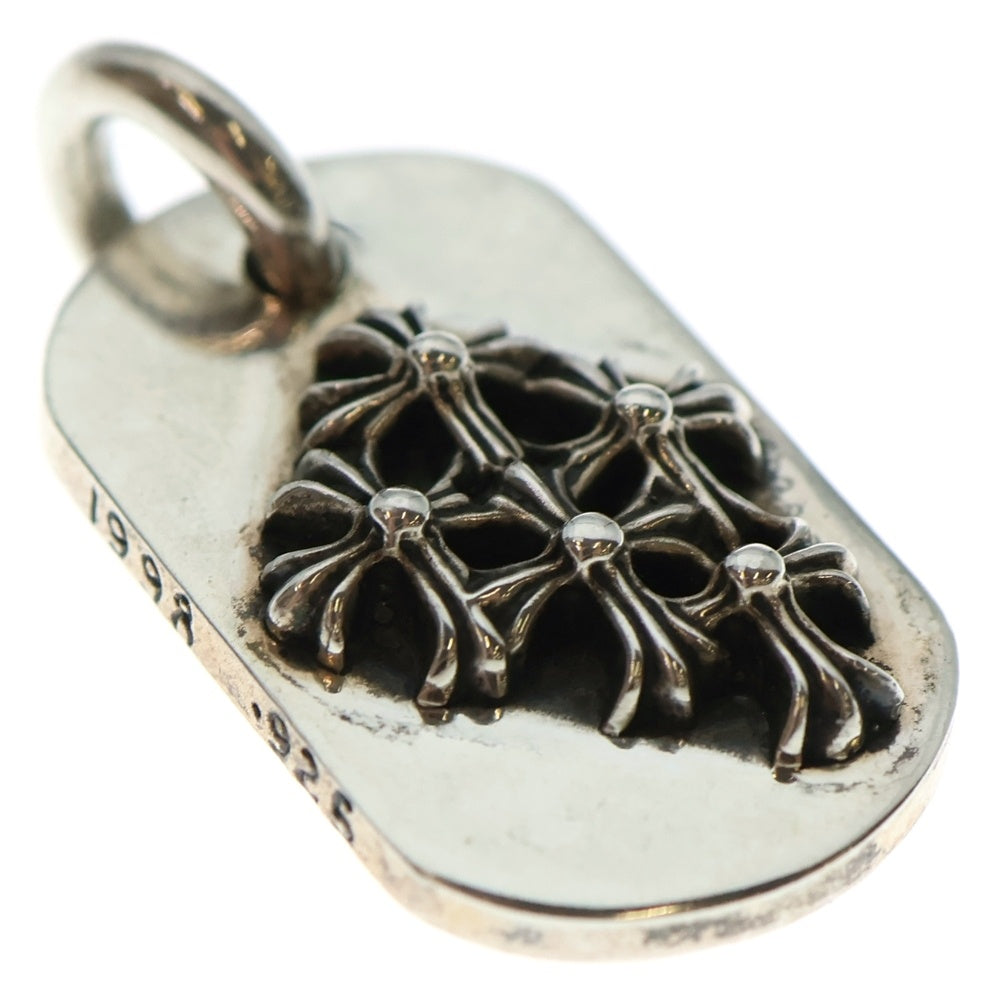 CHROME HEARTS(クロムハーツ) RAISED DOGTAG レイズド セメタリークロス スモールドッグタグ シルバー