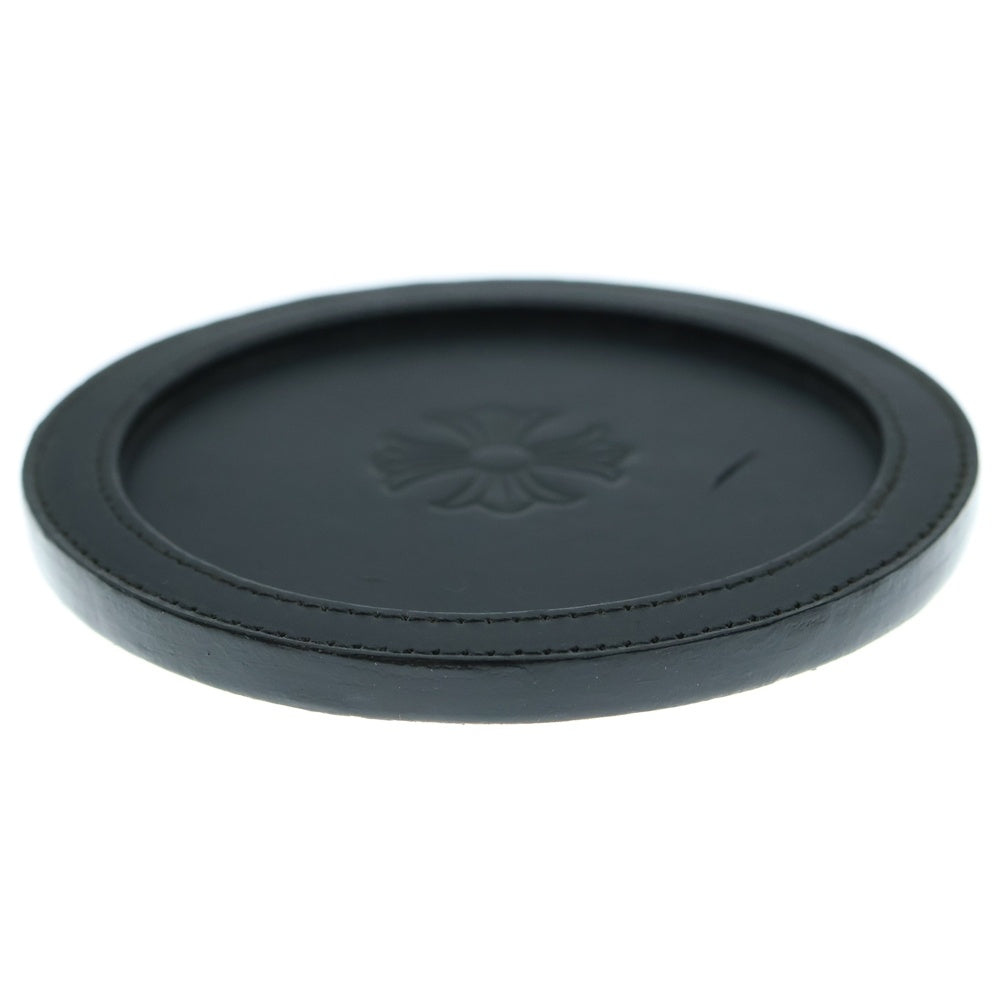 CHROME HEARTS(クロムハーツ) COASTER CHプラス レザーコースター ブラック