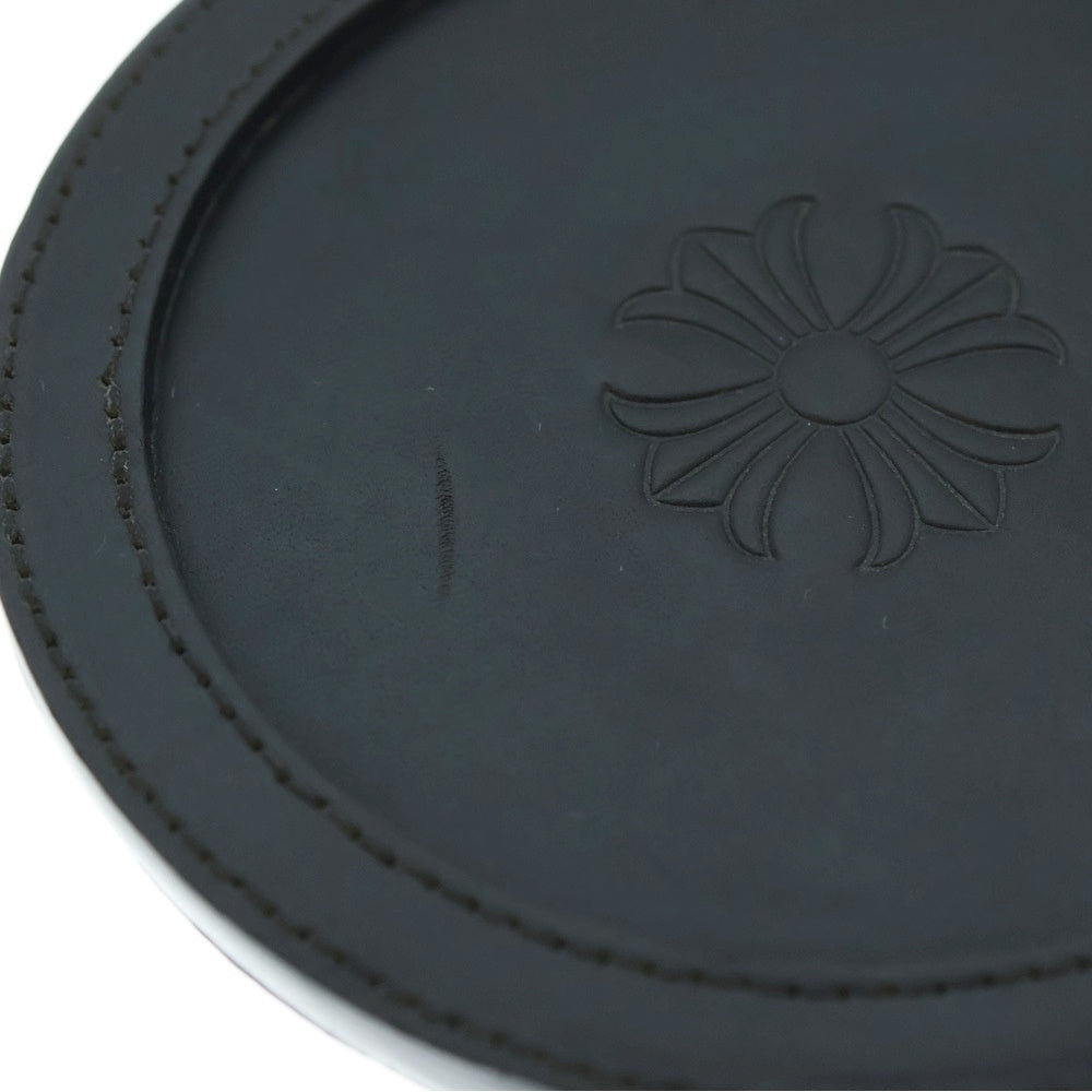 CHROME HEARTS(クロムハーツ) COASTER CHプラス レザーコースター ブラック