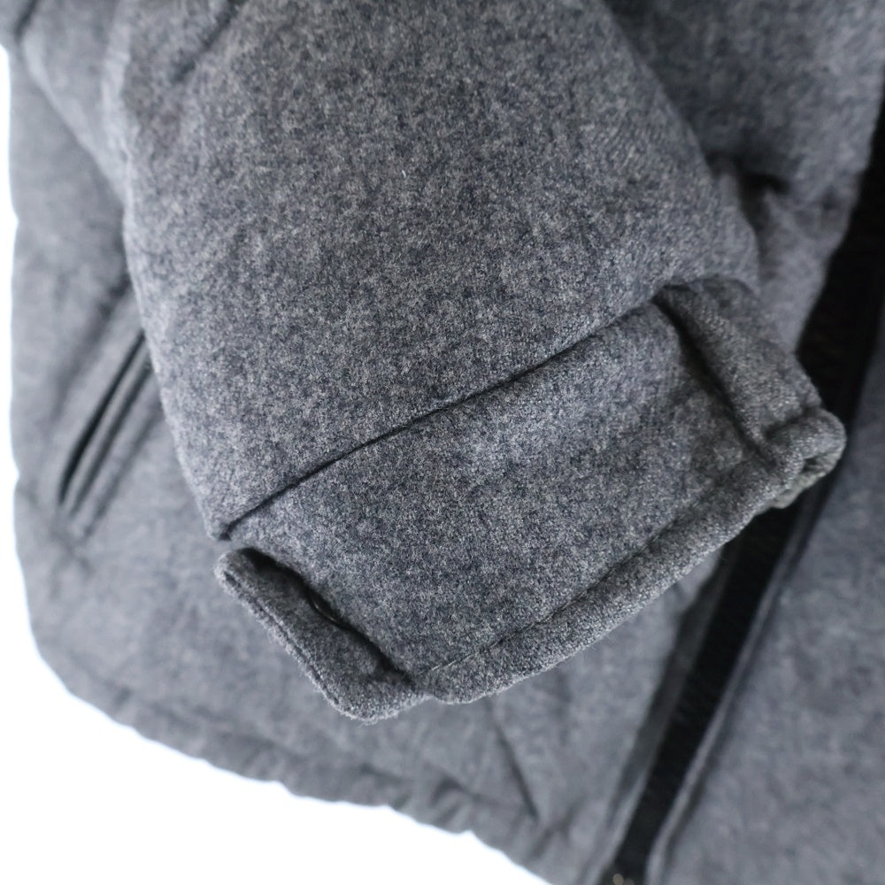 MONCLER(モンクレール) MONTGENEVRE DOWN JACKET モンジュネーブル ウール ナイロン ダウンジャケット グレー 40306