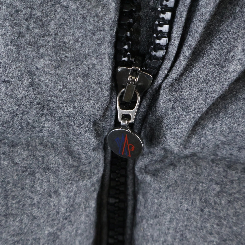 MONCLER(モンクレール) MONTGENEVRE DOWN JACKET モンジュネーブル ウール ナイロン ダウンジャケット グレー 40306