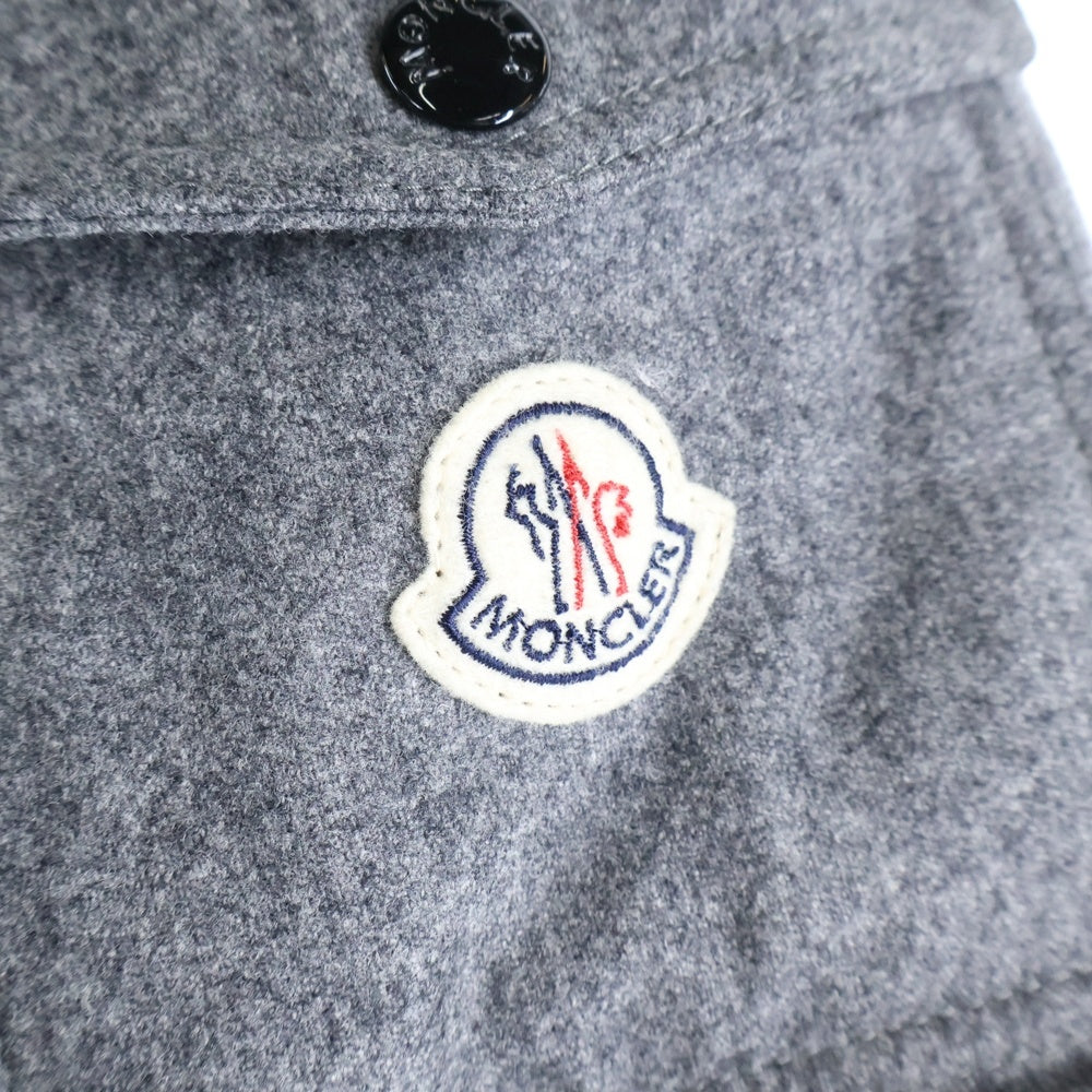 MONCLER(モンクレール) MONTGENEVRE DOWN JACKET モンジュネーブル ウール ナイロン ダウンジャケット グレー 40306