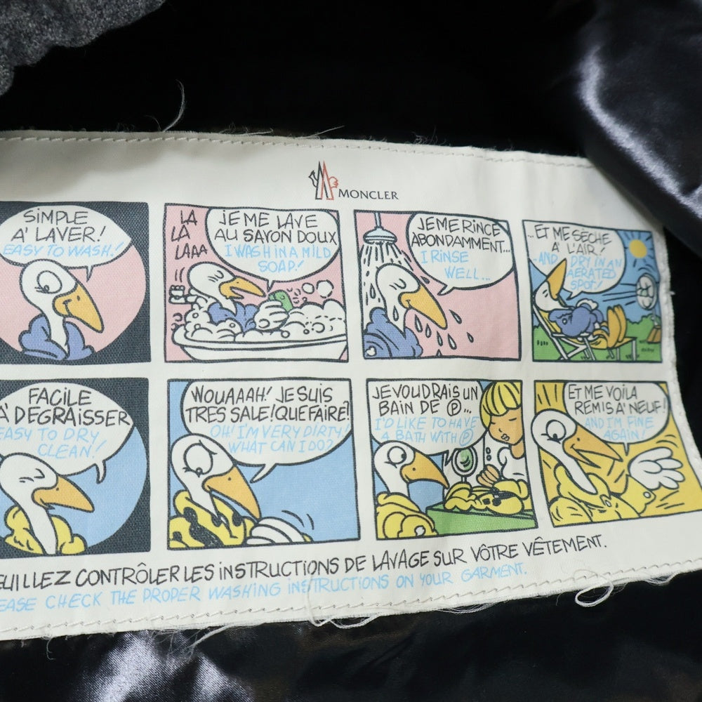 MONCLER(モンクレール) MONTGENEVRE DOWN JACKET モンジュネーブル ウール ナイロン ダウンジャケット グレー 40306