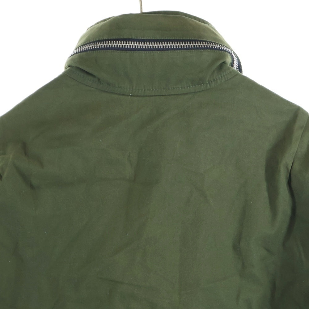 DIESEL(ディーゼル) 多重ジップデザイン モッズコート カーキ