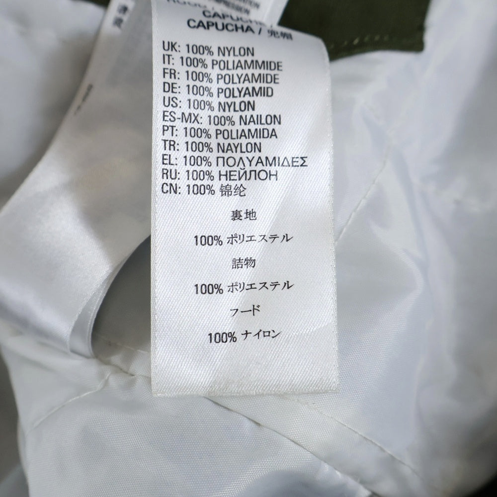 DIESEL(ディーゼル) 多重ジップデザイン モッズコート カーキ