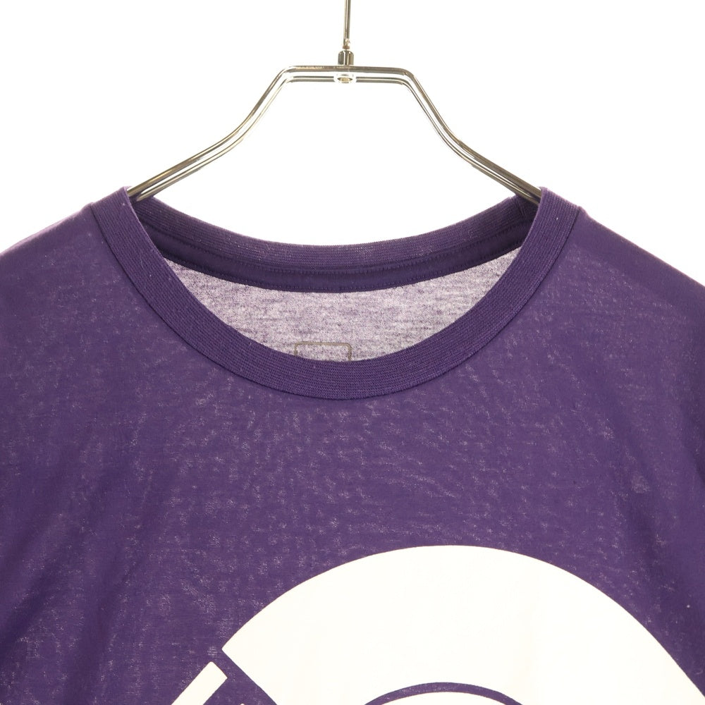 THE NORTH FACE(ザノースフェイス) ロゴプリント クルーネック 半袖Tシャツカットソー パープル NT31506Z
