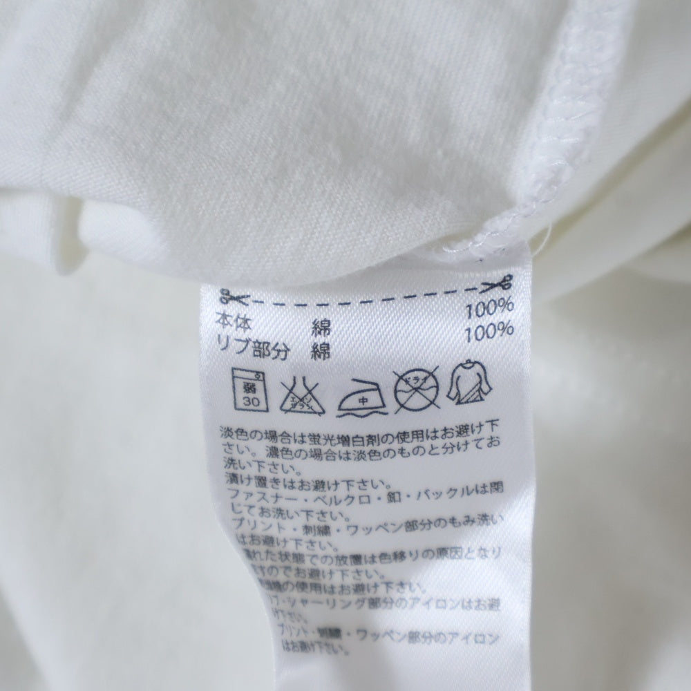 adidas(アディダス) トレフォイル ロゴプリントクルーネック半袖Tシャツカットソー ホワイト