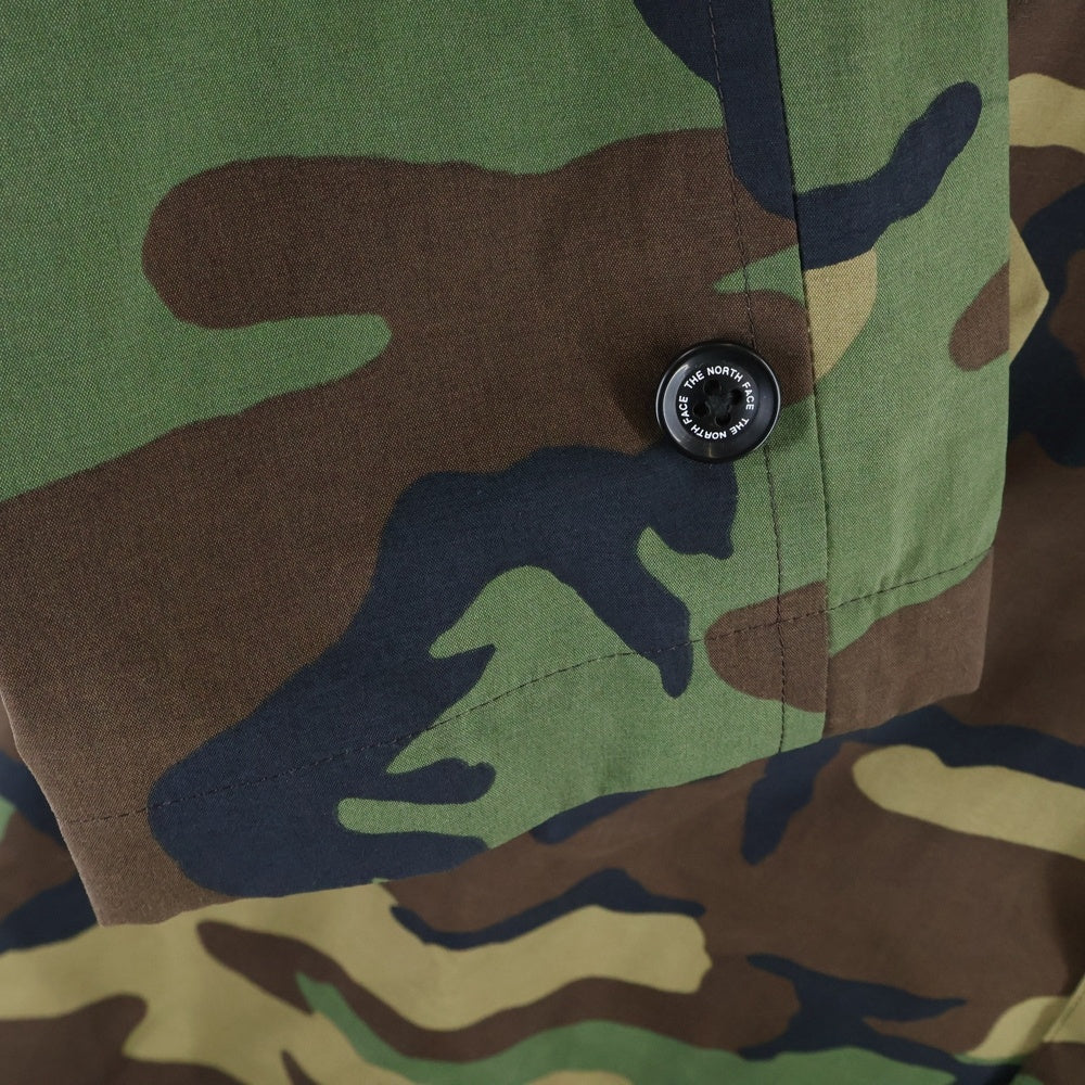 THE NORTH FACE(ザノースフェイス) ALPHADRY HYVENT COAT アルファベットカモ柄 ステンカラーコート カーキ NP61554