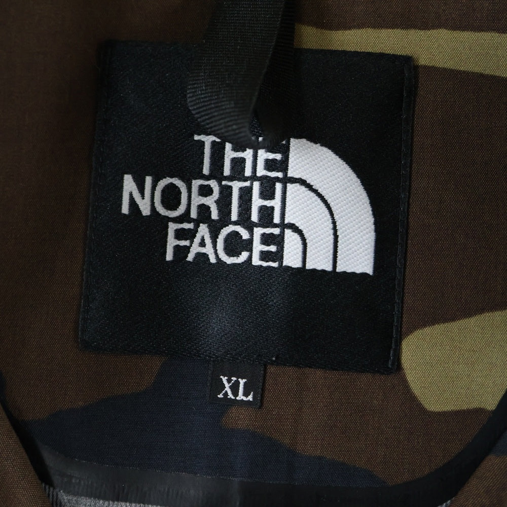 THE NORTH FACE(ザノースフェイス) ALPHADRY HYVENT COAT アルファベットカモ柄 ステンカラーコート カーキ NP61554