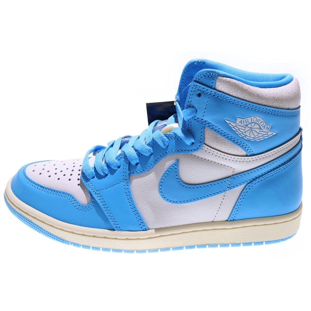 NIKE(ナイキ) AIR JORDAN 1 RETRO HIGH OG UNC REIMAGINED エアジョーダン1 レトロ UNC リイマジンド ハイカットスニーカー ブルー/ホワイト US8.5/26.5cm DZ5485-402
