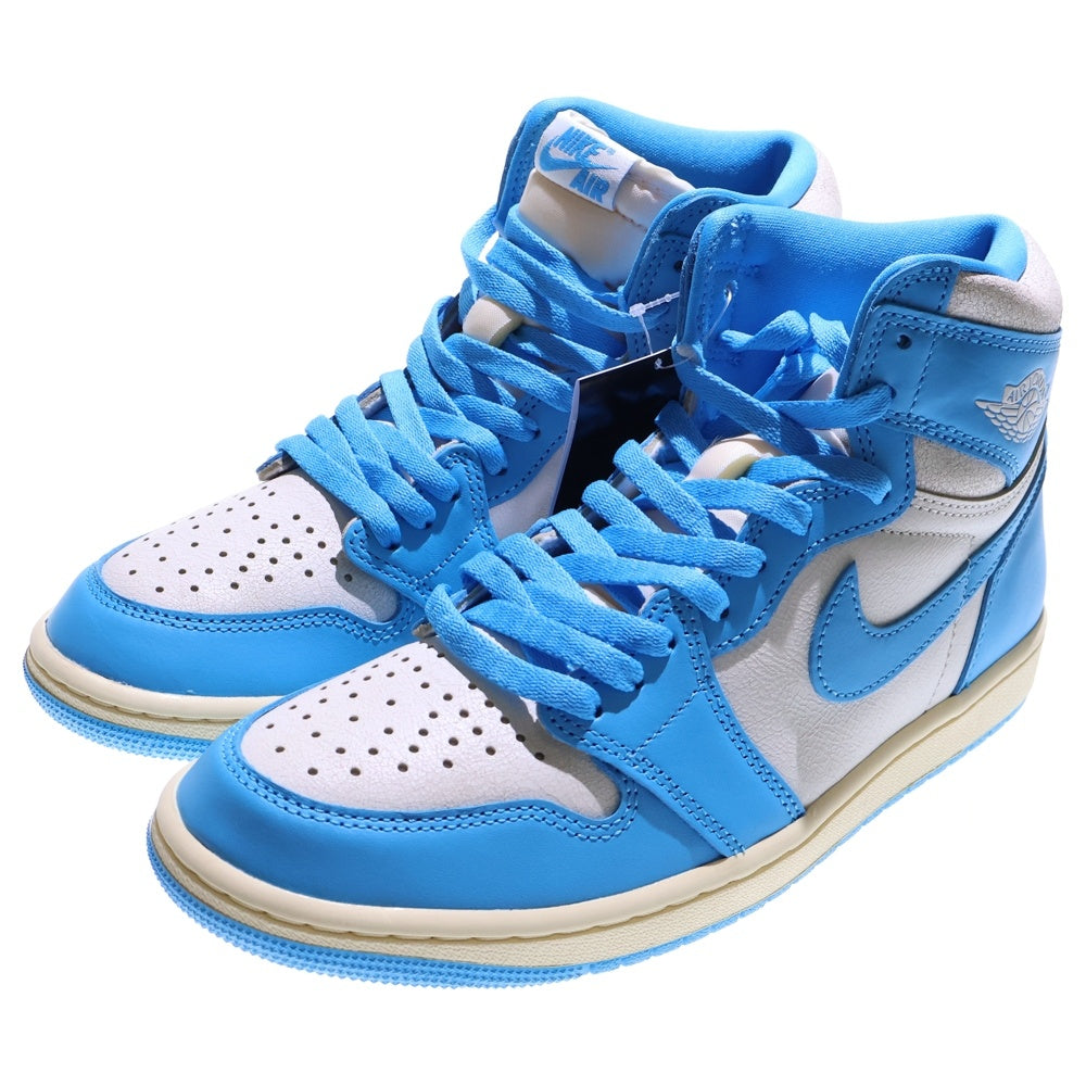 NIKE(ナイキ) AIR JORDAN 1 RETRO HIGH OG UNC REIMAGINED エアジョーダン1 レトロ UNC リイマジンド ハイカットスニーカー ブルー/ホワイト US8.5/26.5cm DZ5485-402