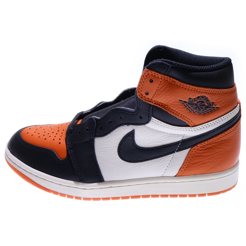 NIKE(ナイキ) AIR JORDAN 1 RETRO HIGH OG SHATTERED BACKBOARD エアジョーダン 1 レトロ シャッタードバックボード ハイカットスニーカー US8.5/26.5cm DZ5485-008