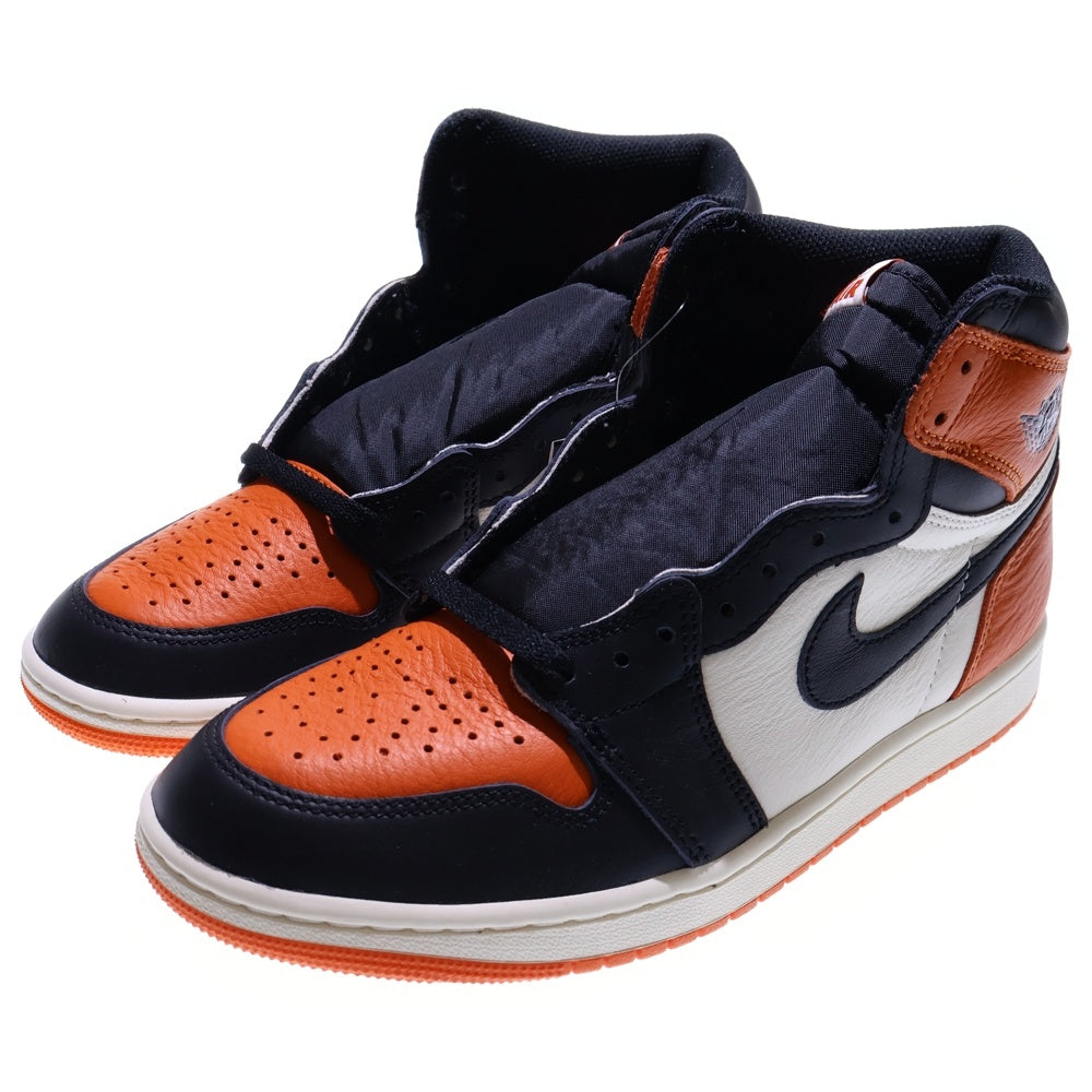 NIKE(ナイキ) AIR JORDAN 1 RETRO HIGH OG SHATTERED BACKBOARD エアジョーダン 1 レトロ シャッタードバックボード ハイカットスニーカー US8.5/26.5cm DZ5485-008