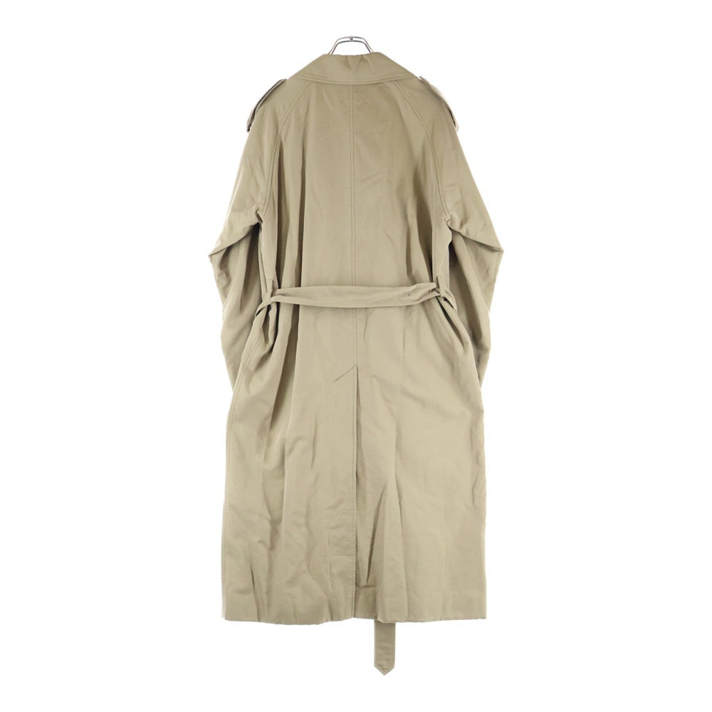 AURALEE(オーラリー) WASHED FINX CUPRO TWILL LONG COAT キュプラ ツイル ロング トレンチコート ベージュ A20AC02FC
