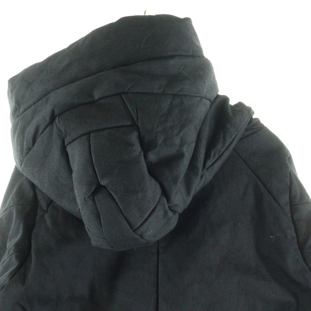 JULIUS(ユリウス) 23AW 10oz Stretch Denim Padded Coat パデット コート ブラック 837COM3
