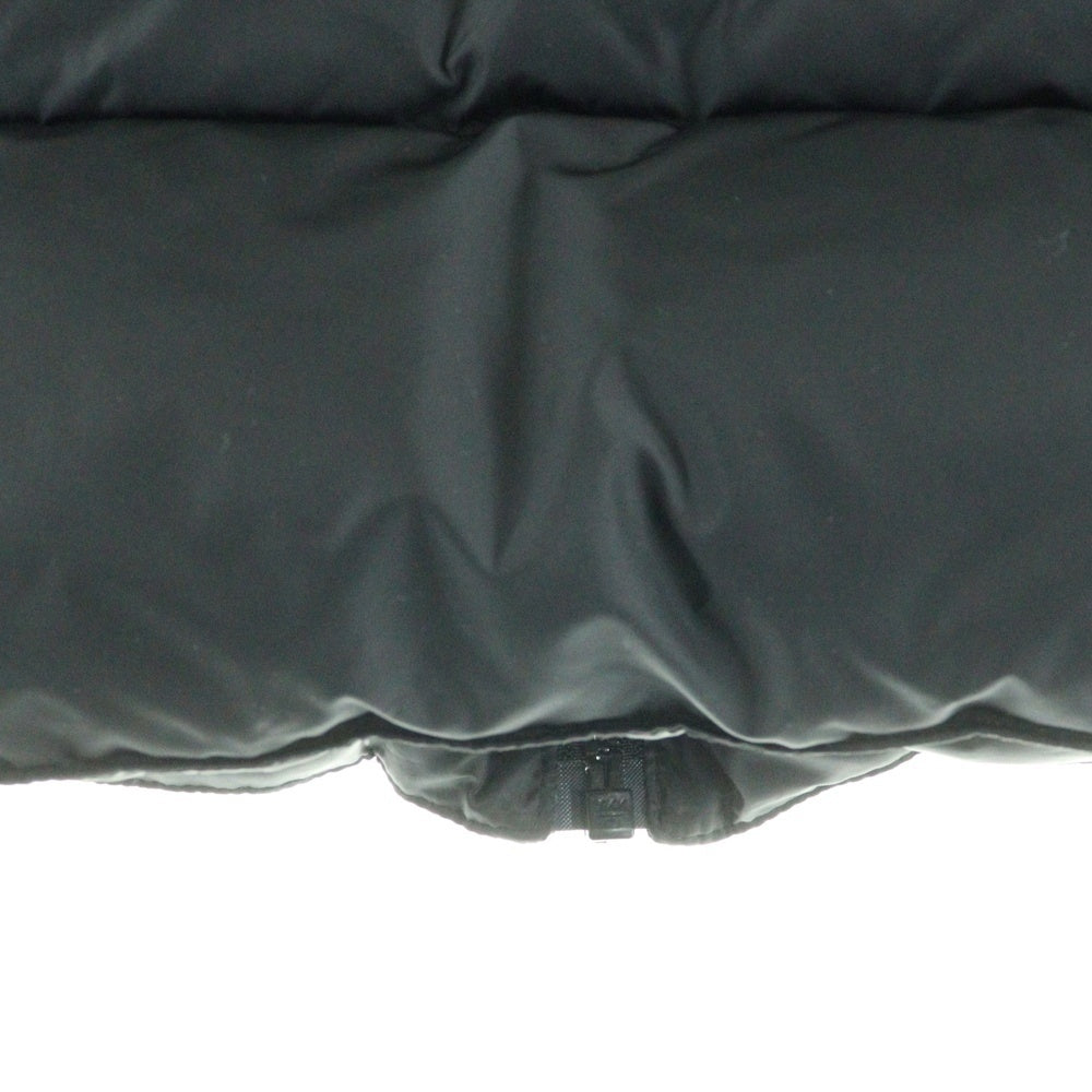 UNDERCOVER(アンダーカバー) 14AW ホースハイド 馬革 袖レザー 切替 ダウン ジャケット ブルゾン ブラック N9202