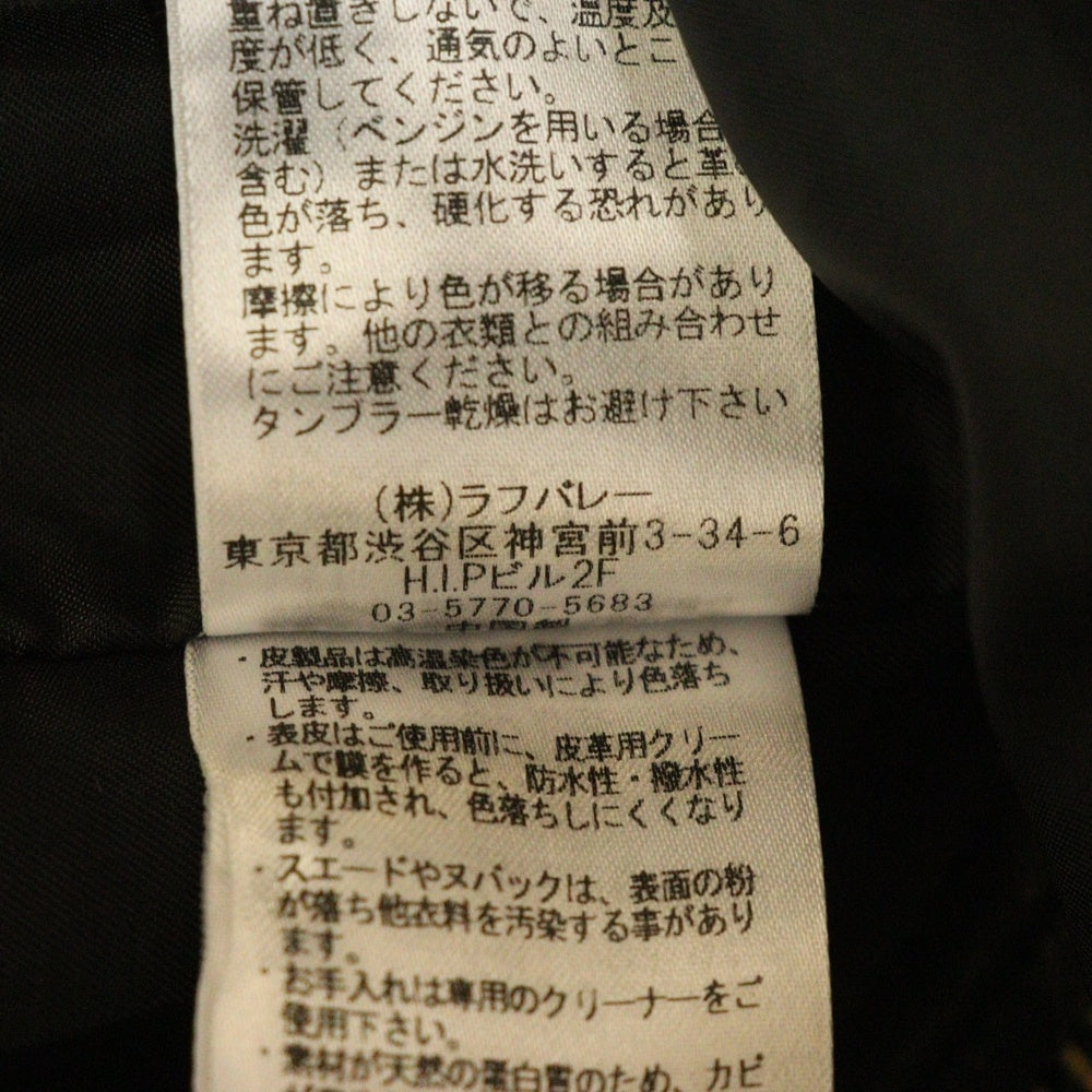 glamb(グラム) 19AW Durden leather レザージャケット ブラック GB0419/JKT02