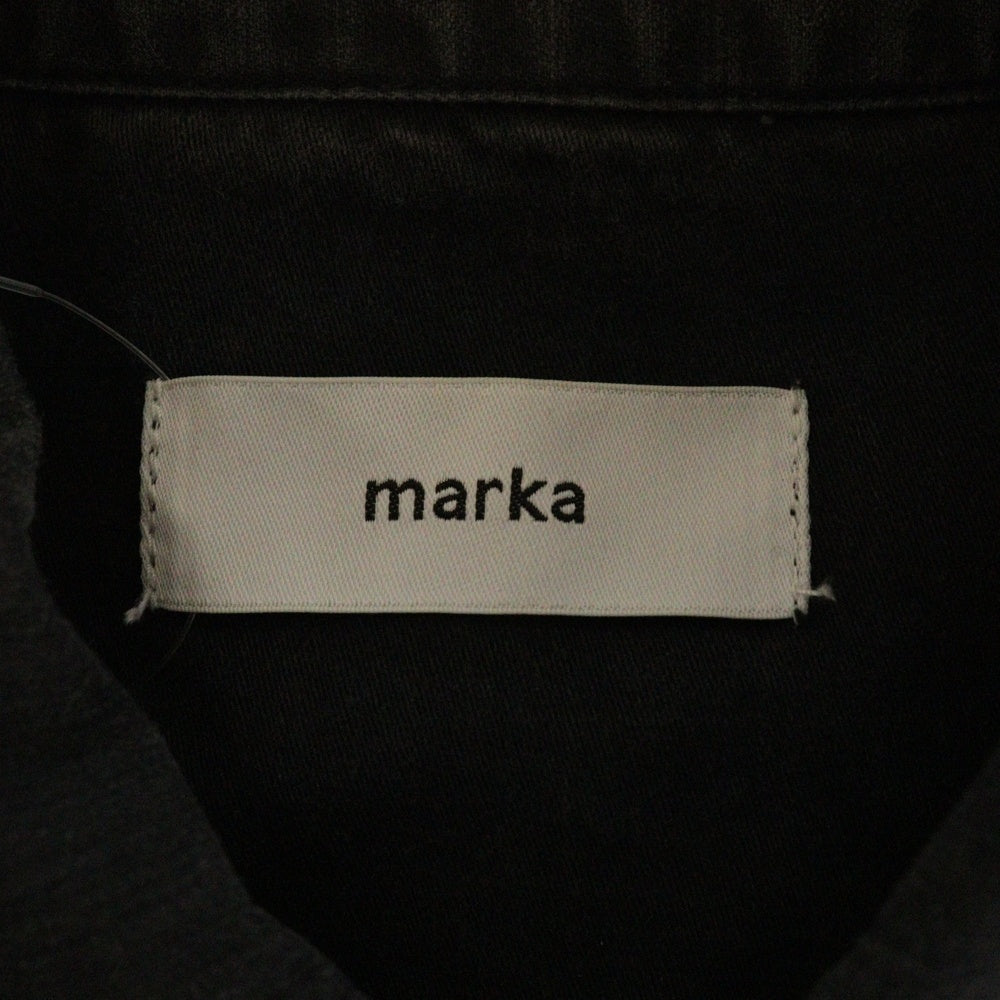 marka(マーカ) ユーティリティコットン 長袖シャツ ブラック M17E-02SH03C