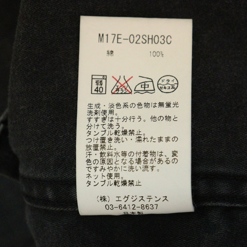 marka(マーカ) ユーティリティコットン 長袖シャツ ブラック M17E-02SH03C