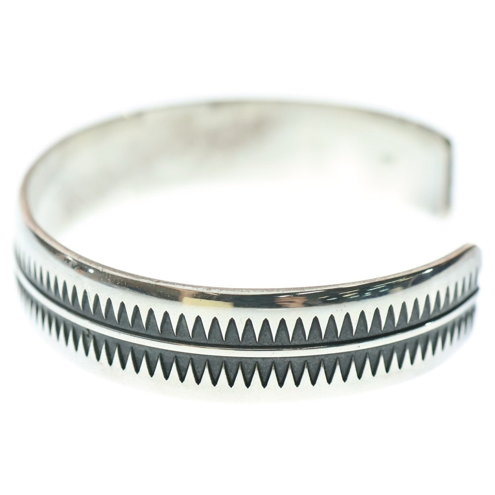 UNDERCOVER(アンダーカバー) GIZ ギザ ライン スタンプワーク バングル ブレスレット シルバー UCA4A02