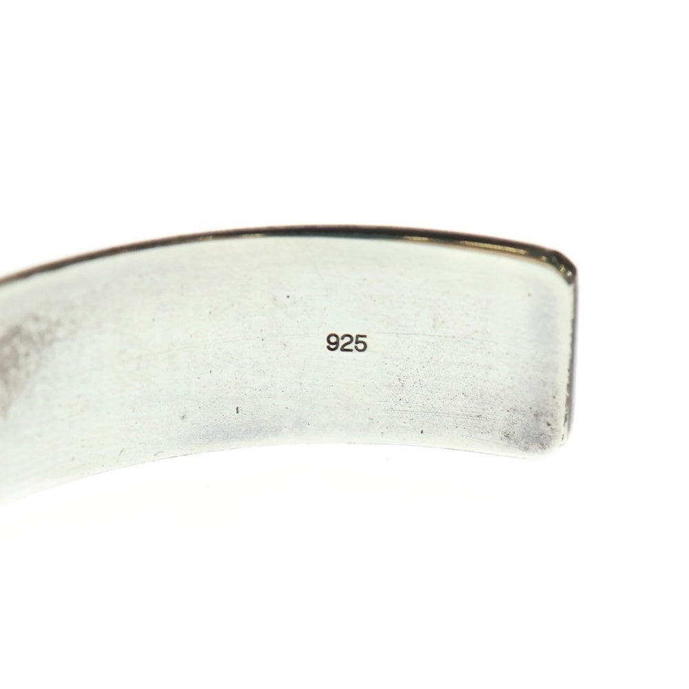 UNDERCOVER(アンダーカバー) GIZ ギザ ライン スタンプワーク バングル ブレスレット シルバー UCA4A02