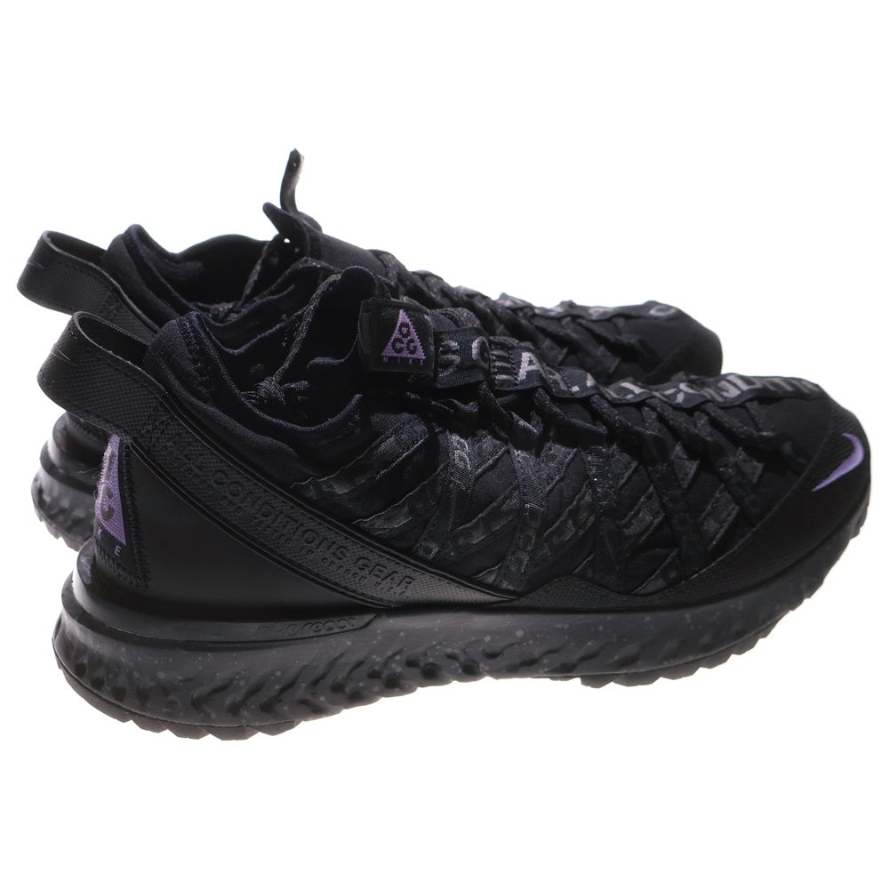 NIKE(ナイキ) REACT TERRA GOBE リアクト テラ ゴーブ ローカットスニーカー ブラック US9.5/27.5cm BV6344-001