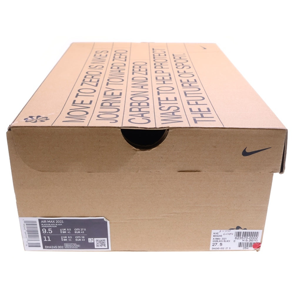 NIKE(ナイキ) AIR MAX 2021 TRIPLE BLACK エアマックス トリプルブラック ローカットスニーカー ブラック US9.5/27.5cm DH4245-002