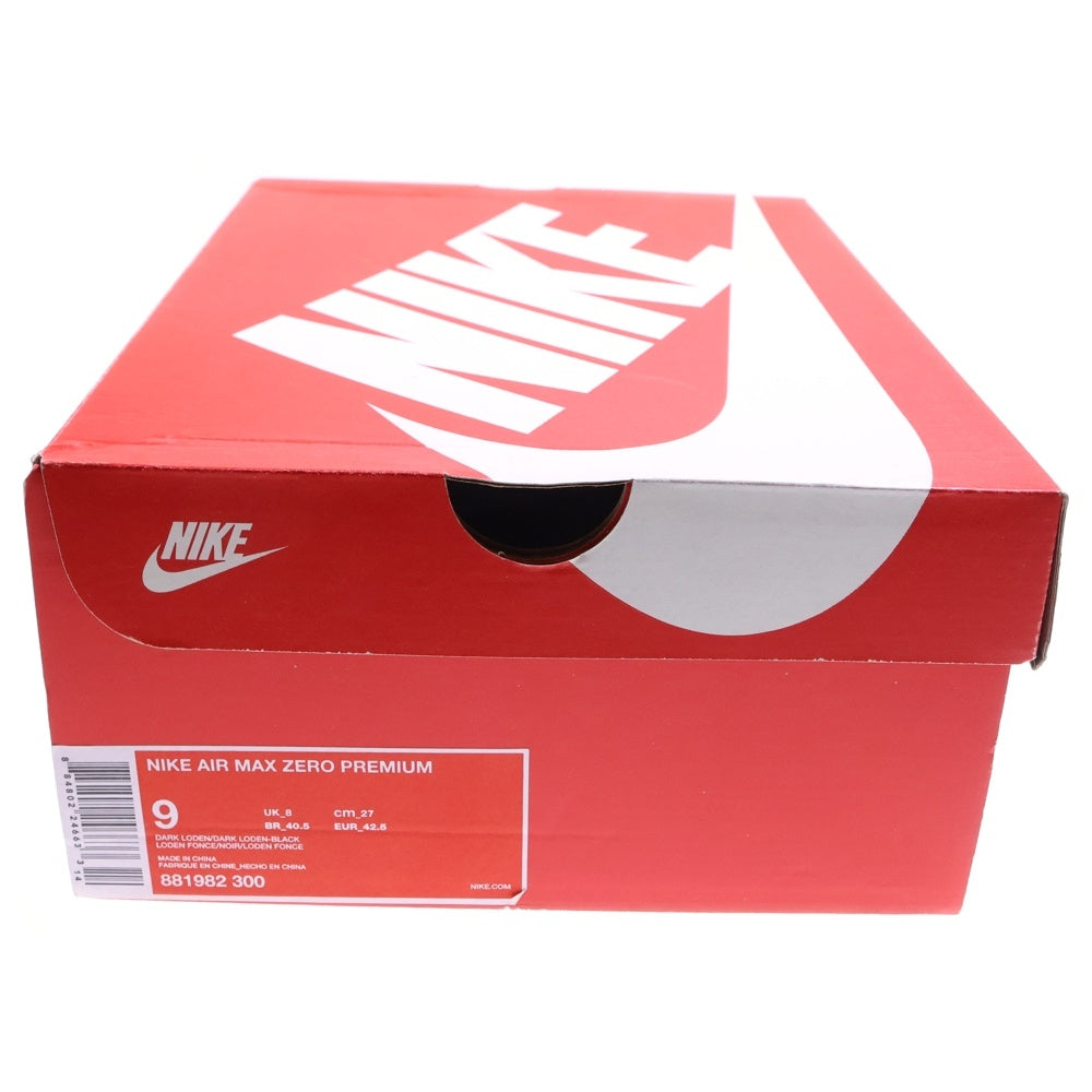 NIKE(ナイキ) AIR MAX ZERO PREMIUM エアマックス ゼロ プレミアム ローカットスニーカー カーキ US9/27cm 881982-300