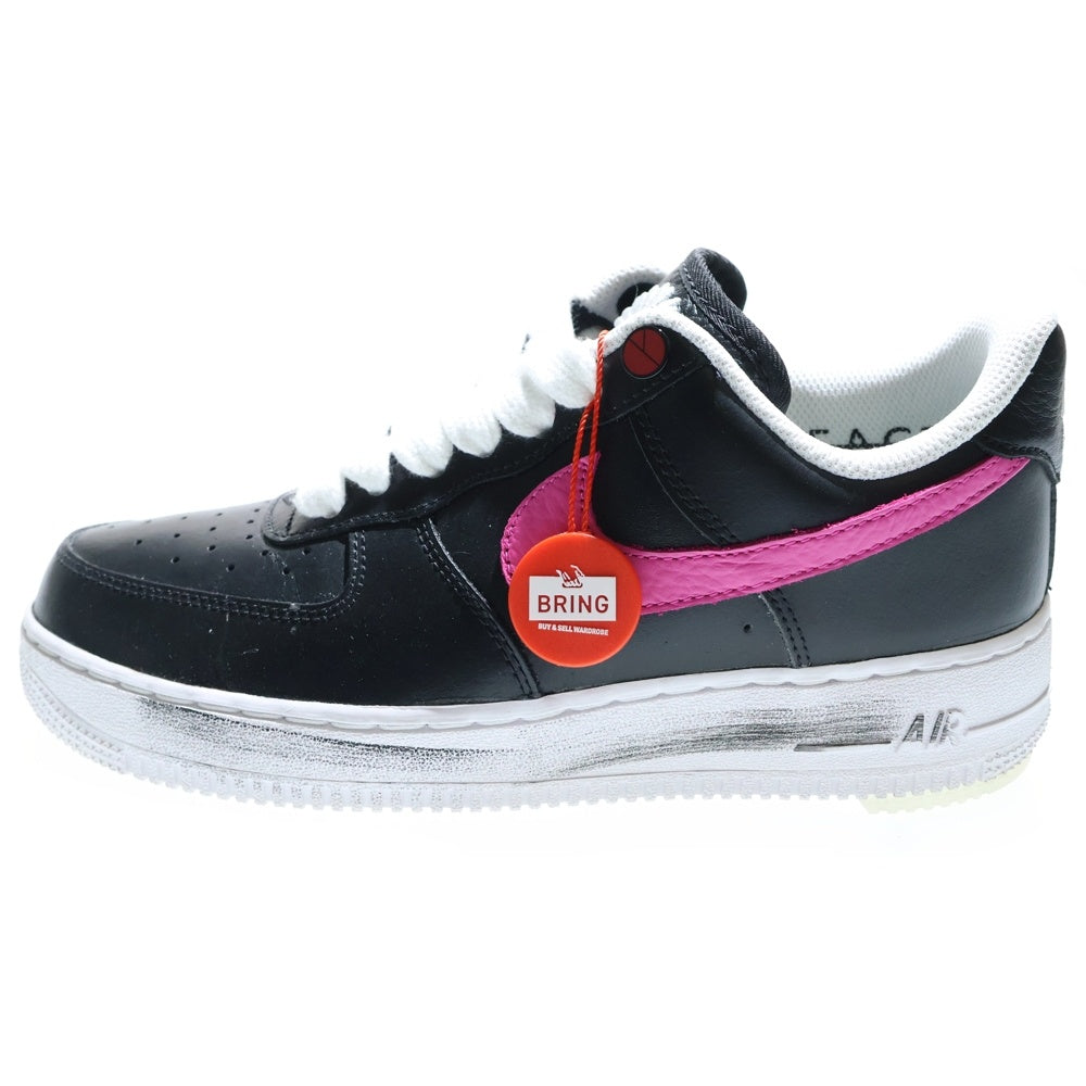 NIKE(ナイキ) ×PEACEMINUSONE AIR FORCE 1 LOW 07 PARA-NOISE 3.0 G-DRAGON ピースマイナスワン エアフォース 1 ローカットスニーカー ブラック US7/25cm AQ3692-004