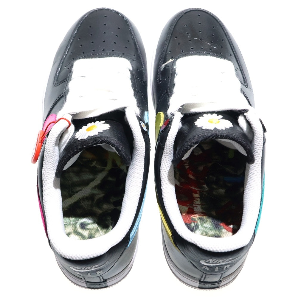 NIKE(ナイキ) ×PEACEMINUSONE AIR FORCE 1 LOW 07 PARA-NOISE 3.0 G-DRAGON ピースマイナスワン エアフォース 1 ローカットスニーカー ブラック US7/25cm AQ3692-004
