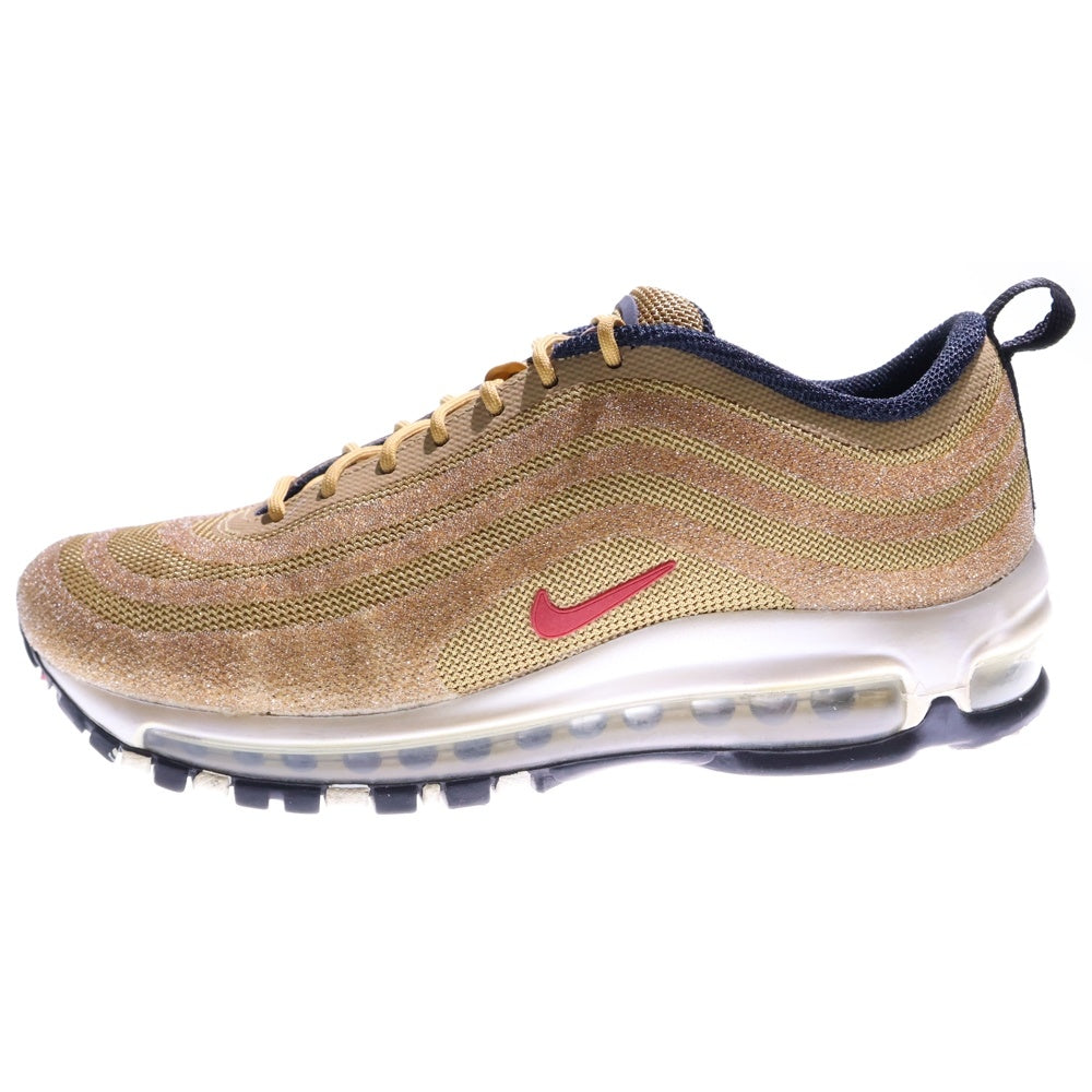 NIKE(ナイキ) WMNS AIR MAX 97 LX SWAROVSKI ウィメンズ エアマックス97 スワロフスキー ローカットスニーカー ゴールド US9/26cm 927508-700