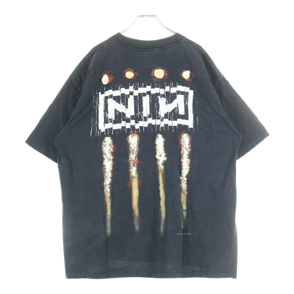VINTAGE(ヴィンテージ) 90S VINTAGE NINE INCH NAILS THE DOWNWARD SPIRAL SHREDDER ALLSPORT ナインインチネイルズ ダウンワードスパイラル シュレッダー オールスポーツ 半袖Tシャツ