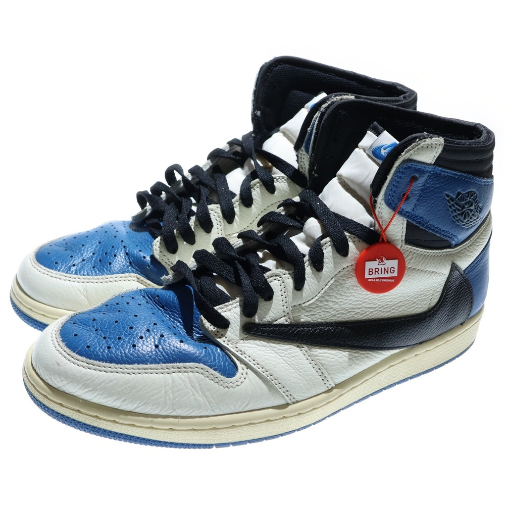 NIKE(ナイキ) ×TRAVIS SCOTT ×FRAGMENT AIR JORDAN1 RETRO HIGH OG SP トラヴィススコット フラグメント エアジョーダン1 ハイカットスニーカー US11.5/29.5cm DH3227-105