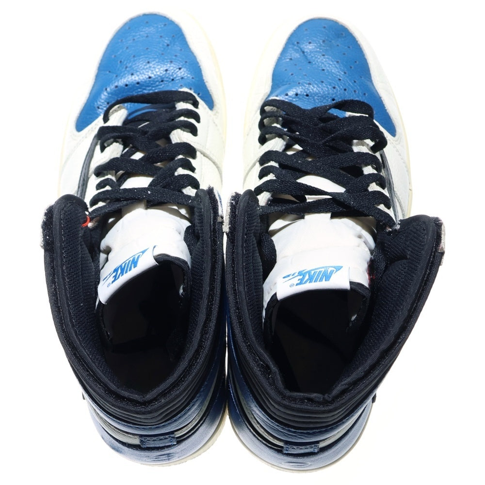 NIKE(ナイキ) ×TRAVIS SCOTT ×FRAGMENT AIR JORDAN1 RETRO HIGH OG SP トラヴィススコット フラグメント エアジョーダン1 ハイカットスニーカー US11.5/29.5cm DH3227-105