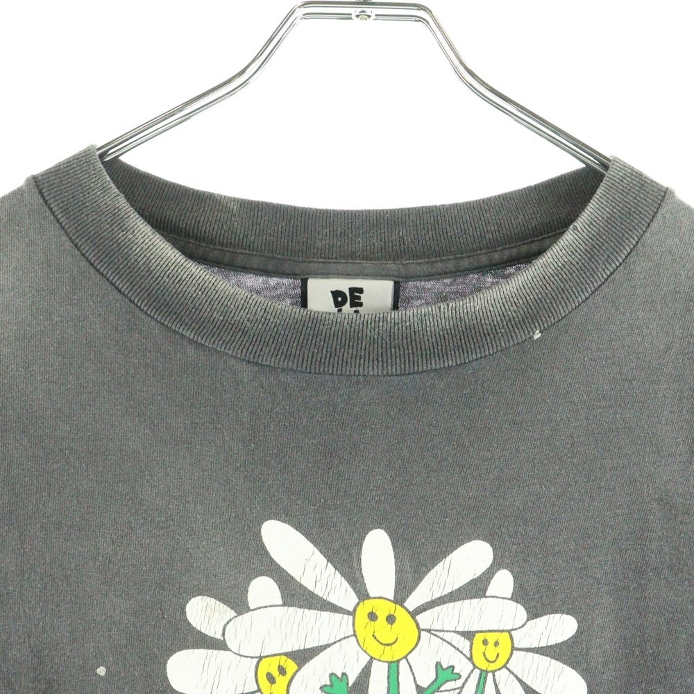 SAINT MICHAEL(セントマイケル) 25AW DE LA SOUL DLS SS TEE デラ ソウル 両面プリント半袖Tシャツ カットソー ブラック SM-HR1-0000-C18