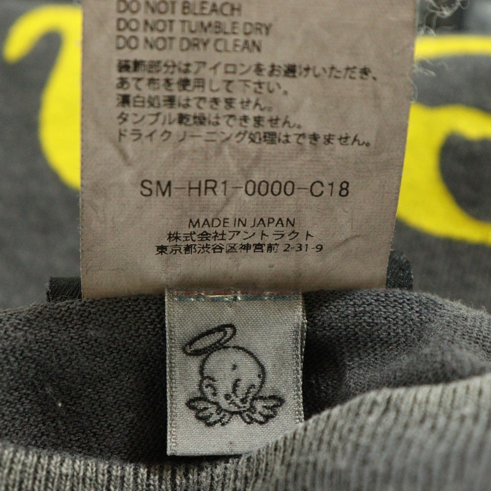 SAINT MICHAEL(セントマイケル) 25AW DE LA SOUL DLS SS TEE デラ ソウル 両面プリント半袖Tシャツ カットソー ブラック SM-HR1-0000-C18