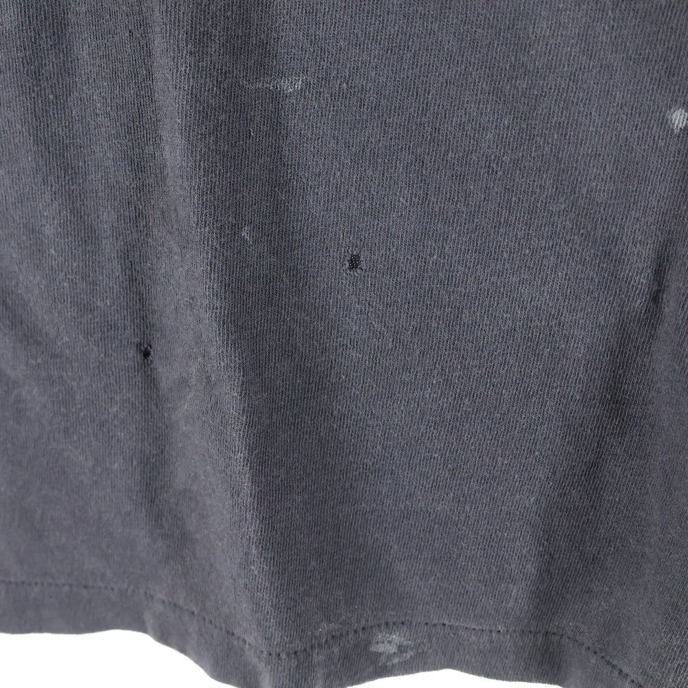 SAINT MICHAEL(セントマイケル) 25AW DE LA SOUL DLS SS TEE デラ ソウル 両面プリント半袖Tシャツ カットソー ブラック SM-HR1-0000-C18