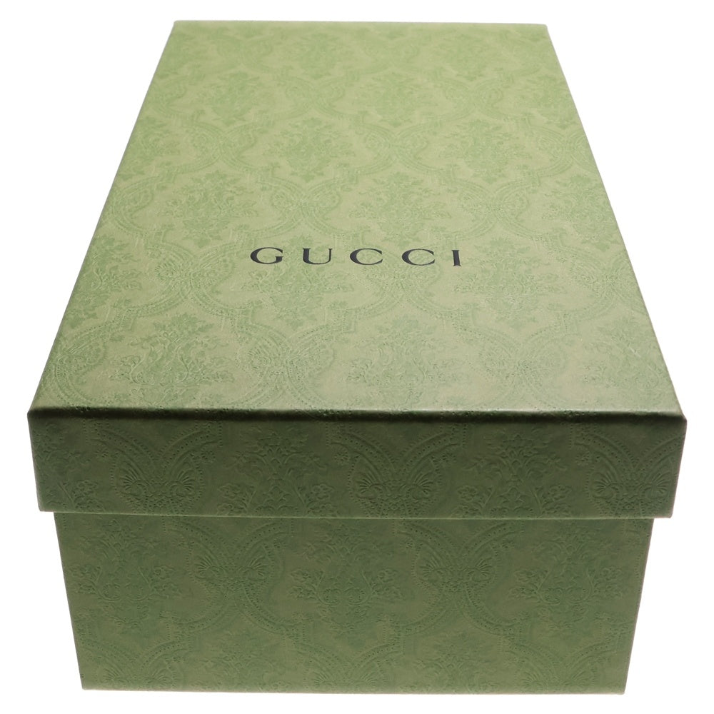 GUCCI(グッチ) Embellished Leather Sandals スタッズ ラインストーン ベルト ワンストラップ サンダル ブラック 725816