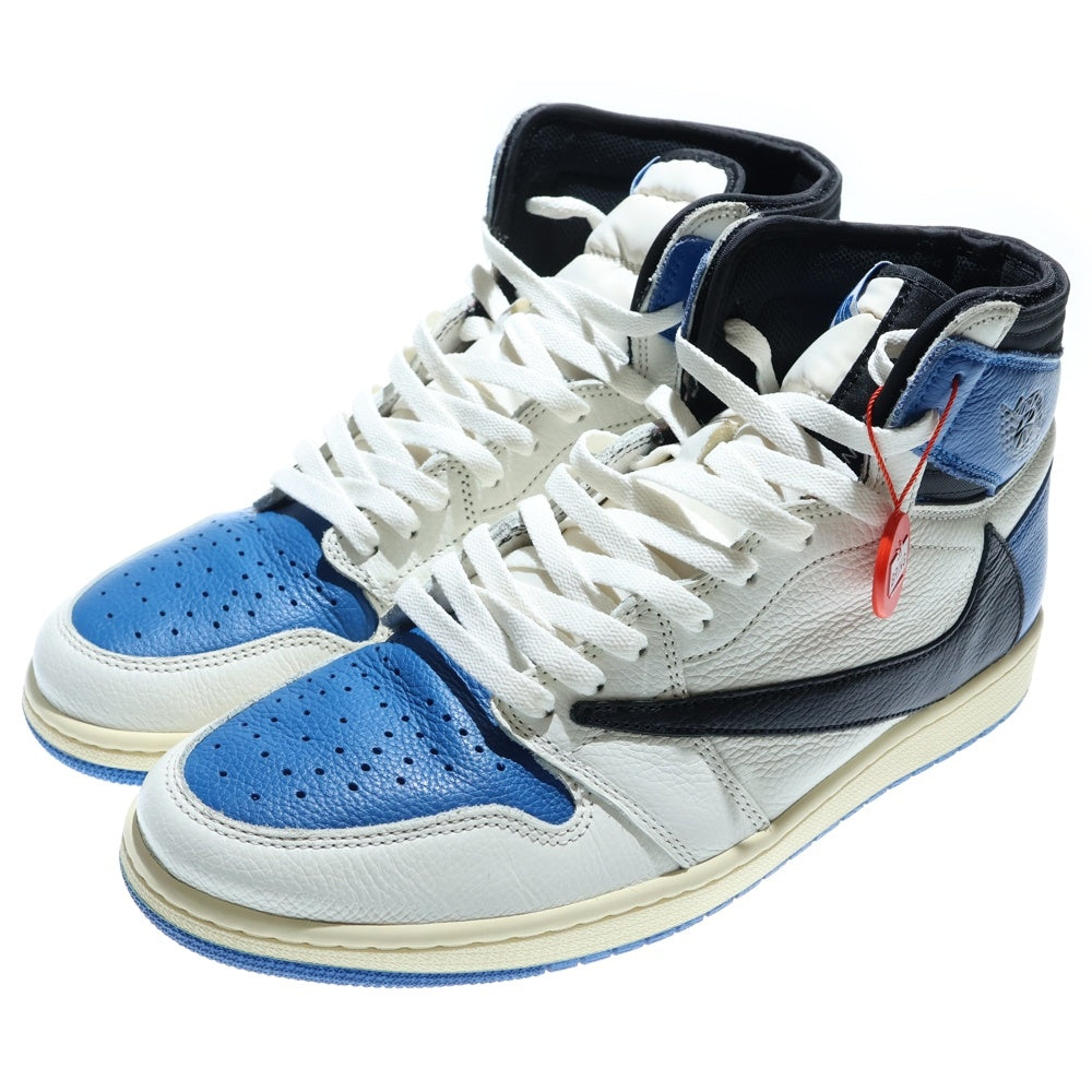 NIKE(ナイキ) ×TRAVIS SCOTT ×FRAGMENT AIR JORDAN1 RETRO HIGH OG SP トラヴィススコット フラグメント エアジョーダン1 ハイカットスニーカー US13/31cm DH3227-105