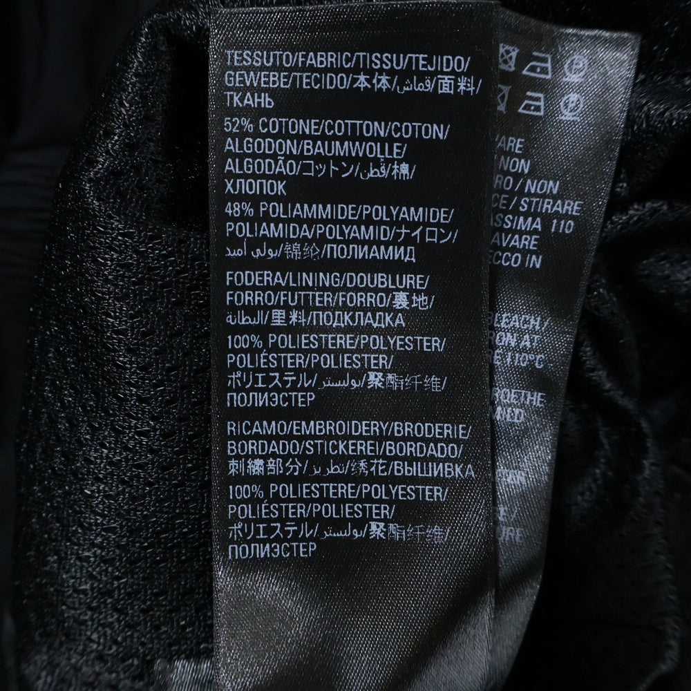 BALENCIAGA(バレンシアガ) 22AW ×adidas BAGGY WIDE TRACK PANT サイドライン バギーワイド ナイロン ロングパンツ ブラック 736051 TNQ25