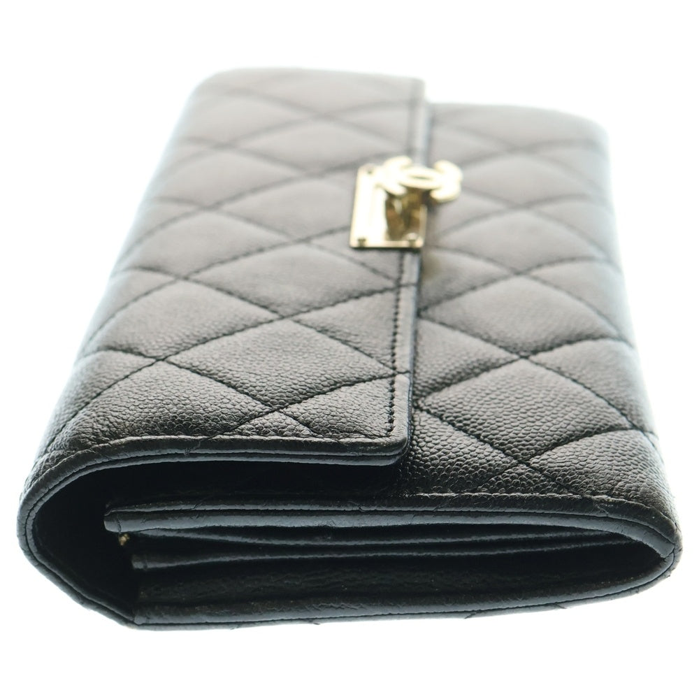 CHANEL(シャネル) マトラッセ ココロック キャビアスキン フラップ